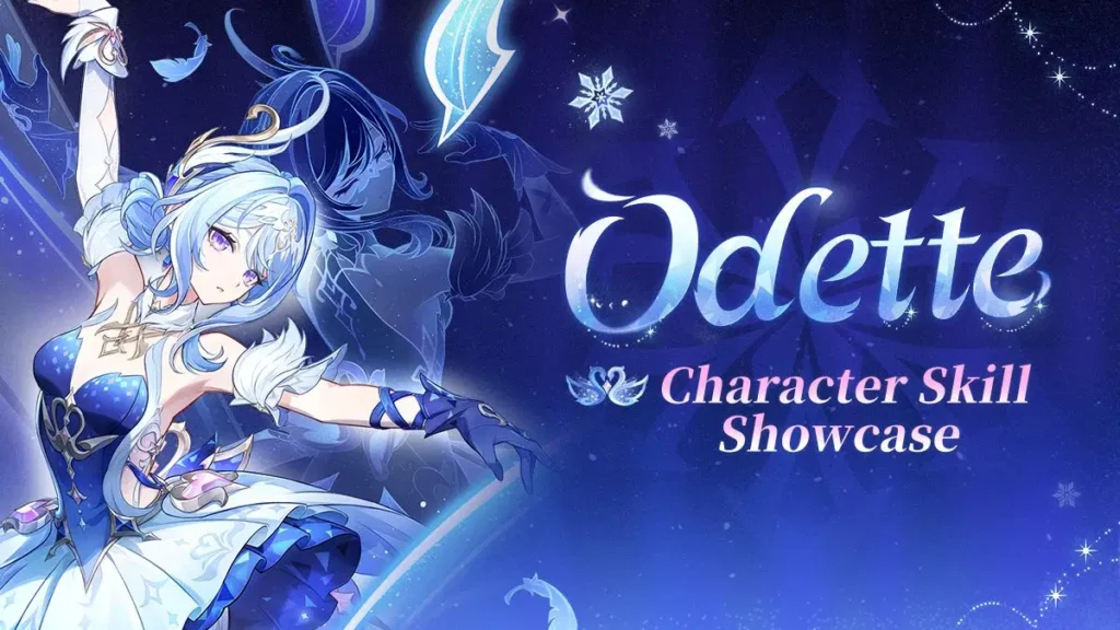 Genshin Impact Odette build guide character showcase
