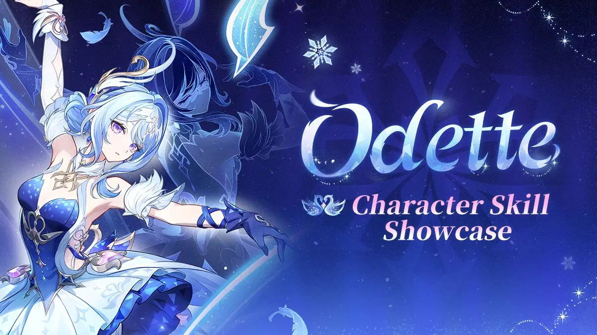 Genshin Impact Odette build guide character showcase